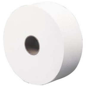 Jumborulle, Care-Ness Excellent, 2-lags, hylse 60mm, midi, 380 m, hvid