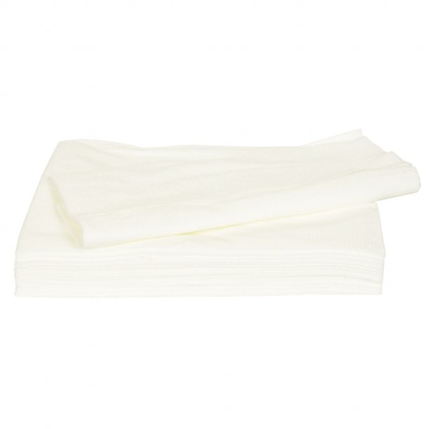Industri aftrring, WIPEX, 1/4 fold i pose, hvid, 30x38 cm