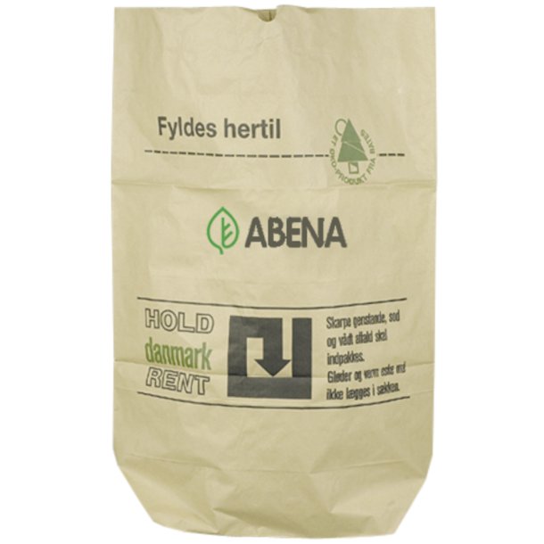 Papirsk, Abena, Hold Danmark rent, Vdstrkt semi clupak, brun, 60 g/m2, 70x110 cm, 110 l