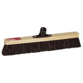 Fejekost, Vikan Classic, bl�d, med gevind, sort, 40 cm