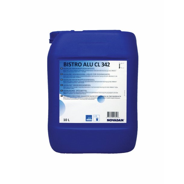 Maskinopvask bisktro alu cl 342 klorineret 10L